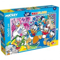 Lisciani Kaczor Donald. Puzzle dwustronne Maxi 108 el. -