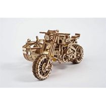 Ugears Scrambler UGR-10 z bocznym wózkiem - mechaniczny model do składania Ugears 70137