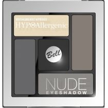 Bell HypoAllergenic Nude Eyeshadow, hypoalergiczne satynowo-kremowe cienie do powiek, 02, 5 g