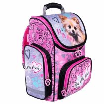St. Majewski Tornister szkolny Pink Dog - My Little Friend