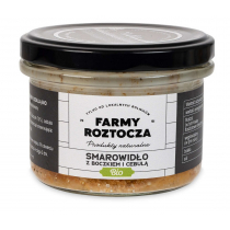 Farmy Roztocza Smarowidło z boczkiem i cebulą BIO 180 g Farmy Roztocza
