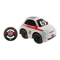Auto Fiat 500 z pilotem - biały Chicco