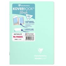 Clairefontaine Zeszyt Blush A5 w linię 48 kart. 14,8x21cm miętowo-różowy CFN961773C