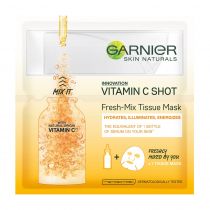 Garnier Garnier Fresh-Mix Tissue Mask rozświetlająca maska w płachcie z witaminą C 33g