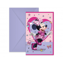 Godan Zaproszenia Myszka Minnie Junior 6 szt.