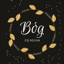 Szaron Podstawka korkowa - Bóg Cię kocha