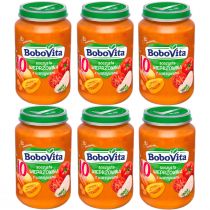 BoboVita Soczysta wieprzowina z warzywami po 10 miesiącu Zestaw 6 x 190 g