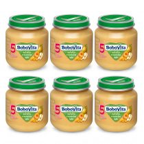 BoboVita Sałatka z owoców lata po 5 miesiącu Zestaw 6 x 125 g