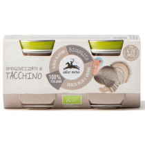 ALCE NERO 4 mc KREM Z INDYKA BEZGLUTENOWY BIO (2 x 80 g) 160 g - ALCE NERO BP-8009004810532