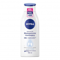 Фото - Крем і лосьйон Nivea 400ml balsam do ciała błyskawicznie nawilżający 