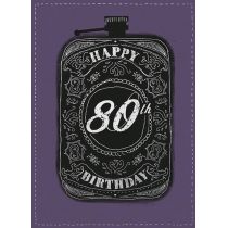 Museums & Galleries Karnet B6 z kopertą Urodziny 80