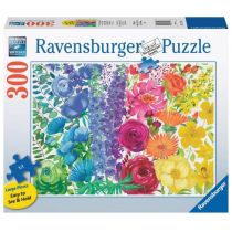 Ravensburger Puzzle 2D Duży Format Kwietna tęcza 300 elementów GXP-811839