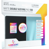 Gamegenic Matte Double Sleeving Pack 66x91 mm/64x89 mm 2x100 szt.