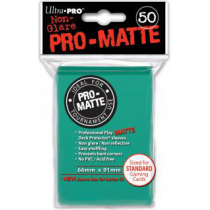 Ultra-Pro Deck Protector Sleeves - Pro-Matte Non-Glare - Aqua