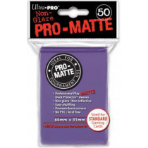Ultra-Pro Deck Protector Sleeves - Pro-Matte Non-Glare - Purple