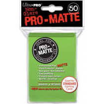 Ultra-Pro Deck Protector Sleeves - Pro-Matte Non-Glare - Lime Green