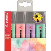 Stabilo SCHWAN Zakreślacze 4kol pastel Boss 70/4-2 SH1460