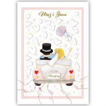 Kartka okolicznościowa Ślub TS - Trend