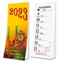SD1-1 Kalendarz tygodniowy 2015 SD1 Tajemnice Zdrowia i Urody z magnesem