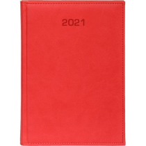 VIVELLA Kalendarz 2021 Tygodniowy B5 czerwony