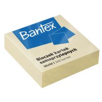 Bantex BLOCZKI MINI SAMOPRZYLEPNE 50X50MM 240 KARTEK ŻÓŁTE zakupy dla domu i biura 400086400