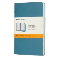 Moleskine Zestaw 3 zeszytów Cahier Journals 9x14 gładki blue
