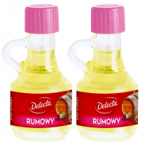 Delecta Aromat do ciast rumowy Zestaw 2 x 9 ml