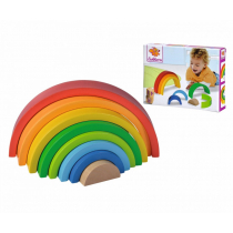 Tęczowe Klocki Drewniane 8 Elementów 3458 Eichhorn (100003458)