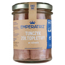 Tuńczyk żółtopłetwy w sosie własnym 200 g 140 g) słoik) Emperatriz 000-2452-30453