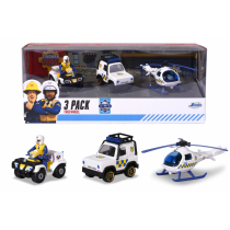 Dickie Toys Toys 203092006 Sam 3-pak, wielokolorowy 203092006