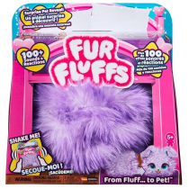 Fur Fluffs Interaktywna Maskotka fioletowy Kotek