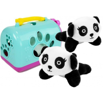 Import LEANToys Mała Panda z Transporterem Maskotka