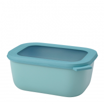 Mepal Mepal Cirqula Oblong Nordic Green 1,5 L Turkusowa Miska Kuchenna Plastikowa Z Pokrywką