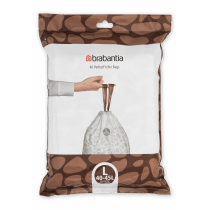 Brabantia PerfectFit worki na śmieci 40 45L L) 40 szt w rolce White
