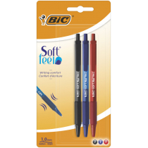 Bic Długopis Soft Feel mix 3 szt.