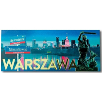 PAN DRAGON Magnes I love Poland Warszawa ILP-MAG-C-WAR-06