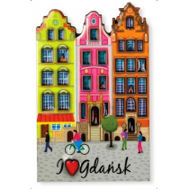 PAN DRAGON Magnes I love Poland Gdańsk ILP-MAG-C-GD-18