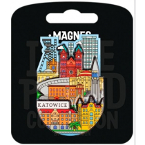 PAN DRAGON Magnes I love Poland Katowice ILP-MAG-C-KAT-05