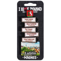 PAN DRAGON Magnes I love Poland Lublin ILP-MAG-C-LUB-13