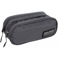 Piórnik saszetka podwójna Coolpack Clever ARMY GREY - PATIO