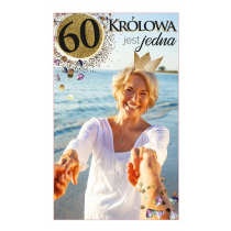 AB Card AB Card Karnet 60 Urodziny Królowa jest jedna DH04 ABCA0174