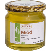 157Pucer Miód Lipowy Nektarowy 250g Mazury Pucer Ekologiczny PUCLIPOWY250