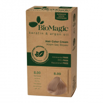 BIOMAGIC FARBA DO WŁOSÓW JASNY BLOND (8.00) 250 g - BIOMAGIC BP-8699367125567