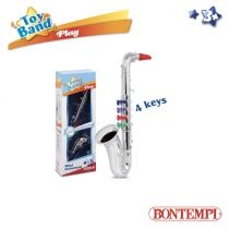 Bontempi Saksofon srebrny 4 klawisze 37 cm