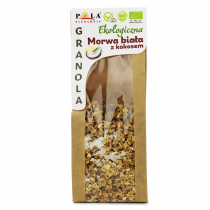 GRANOLA MORWA BIAŁA - KOKOS BEZ DODATKU CUKRÓW BIO 200 g - PIEKARNIA POLA