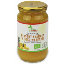 Worga Naturals Ananas w Plastrach w Soku Własnym BIO 200g -