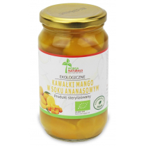 Worga Naturals Mango w Kawałkach w Soku Ananasowym BIO 200g -