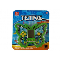 Import LEANToys Gra Elektroniczna Tetris Motyl Zielony