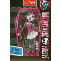 Trefl Karty - 55 listków Monster High