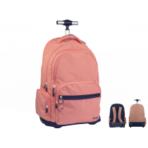 Plecak na kółkach 6 zamków (25L), seria 1918. różowy MILAN ®625601SNCP